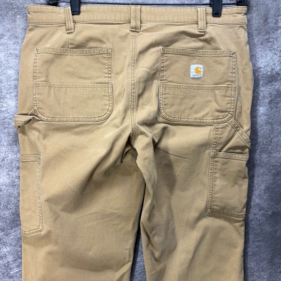 Carhartt 102080 Women's Rugged Flex Loose Fit Canvas Work Pants Size 12 Brown - Picture 6 of 16
